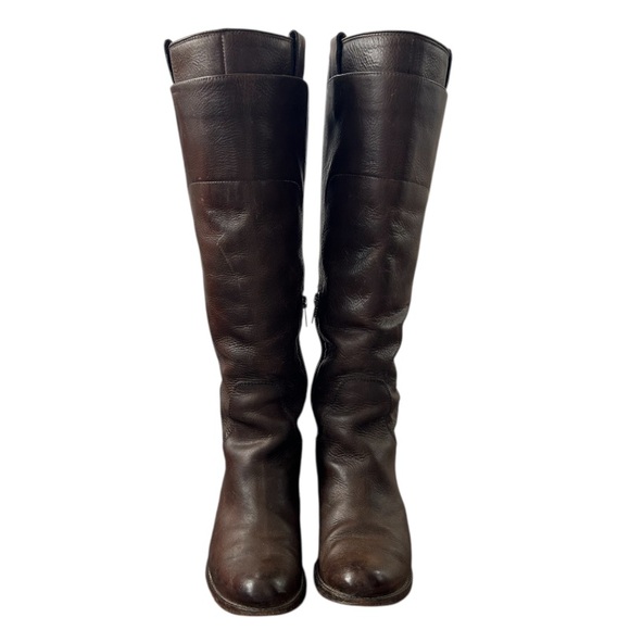Frye Jackie Tall Riding Boot Brown Knee-High Leather Boots size 7.5 B  76571 - Picture 4 of 10